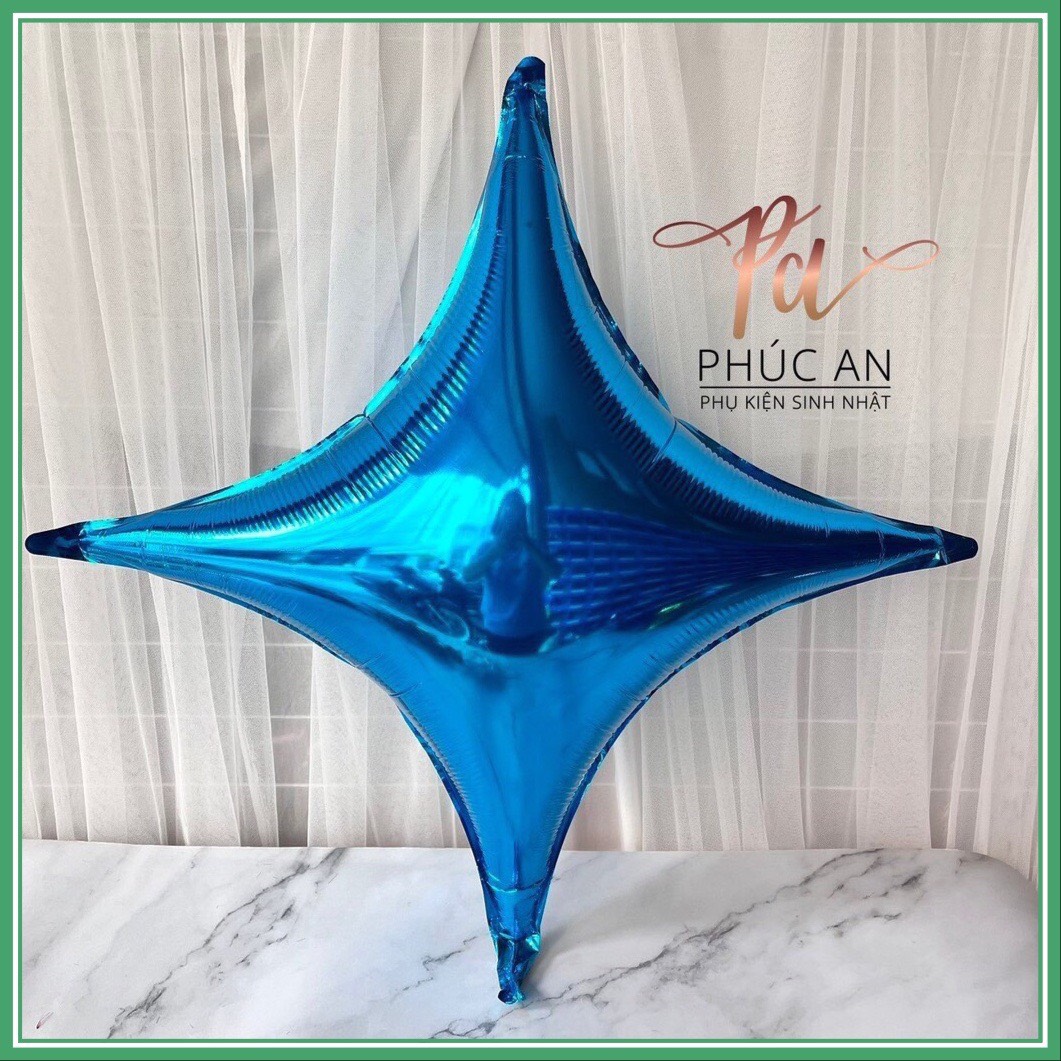 [HCM]Bóng kiếng sao 4 cánh 45cm trang trí sinh nhật HPBD