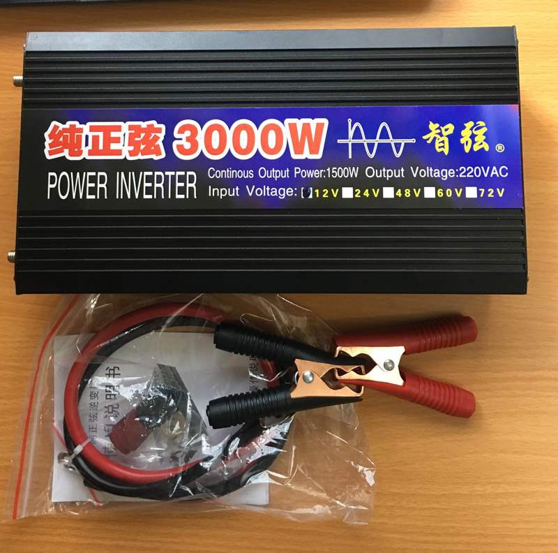 Bộ kich điện inverter 12V 3000W Sin Chuẩn - Kich Điện INVERTER Sine Chuẩn - Tây Nguyên Shopping phụ kiện chuyên dành cho xe ô tô