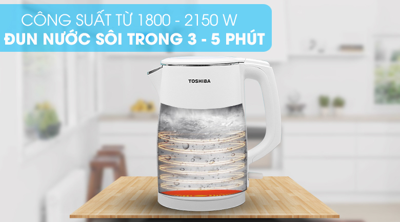 [HCM]Ấm siêu tốc Toshiba KT-15DS1PV