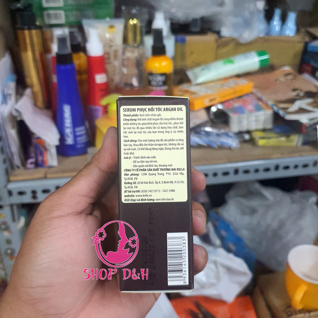 Serum Kella Phục Hồi Tóc Argan Oil - 30Ml
