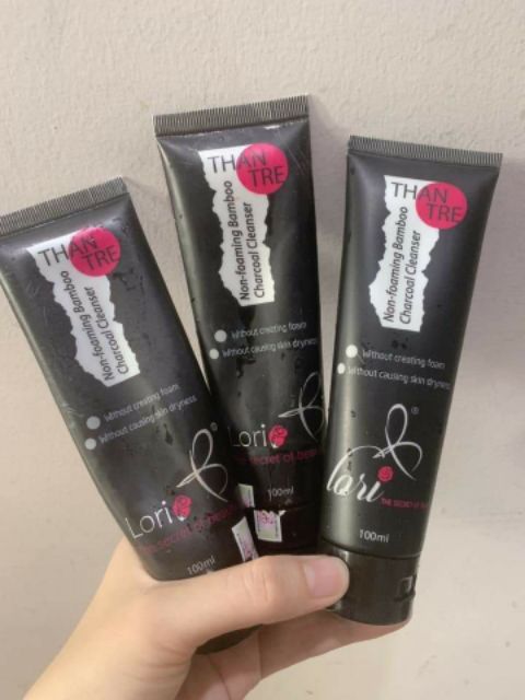 Sữa rửa mặt than tre không bọt Cleanser Foam – Lori B