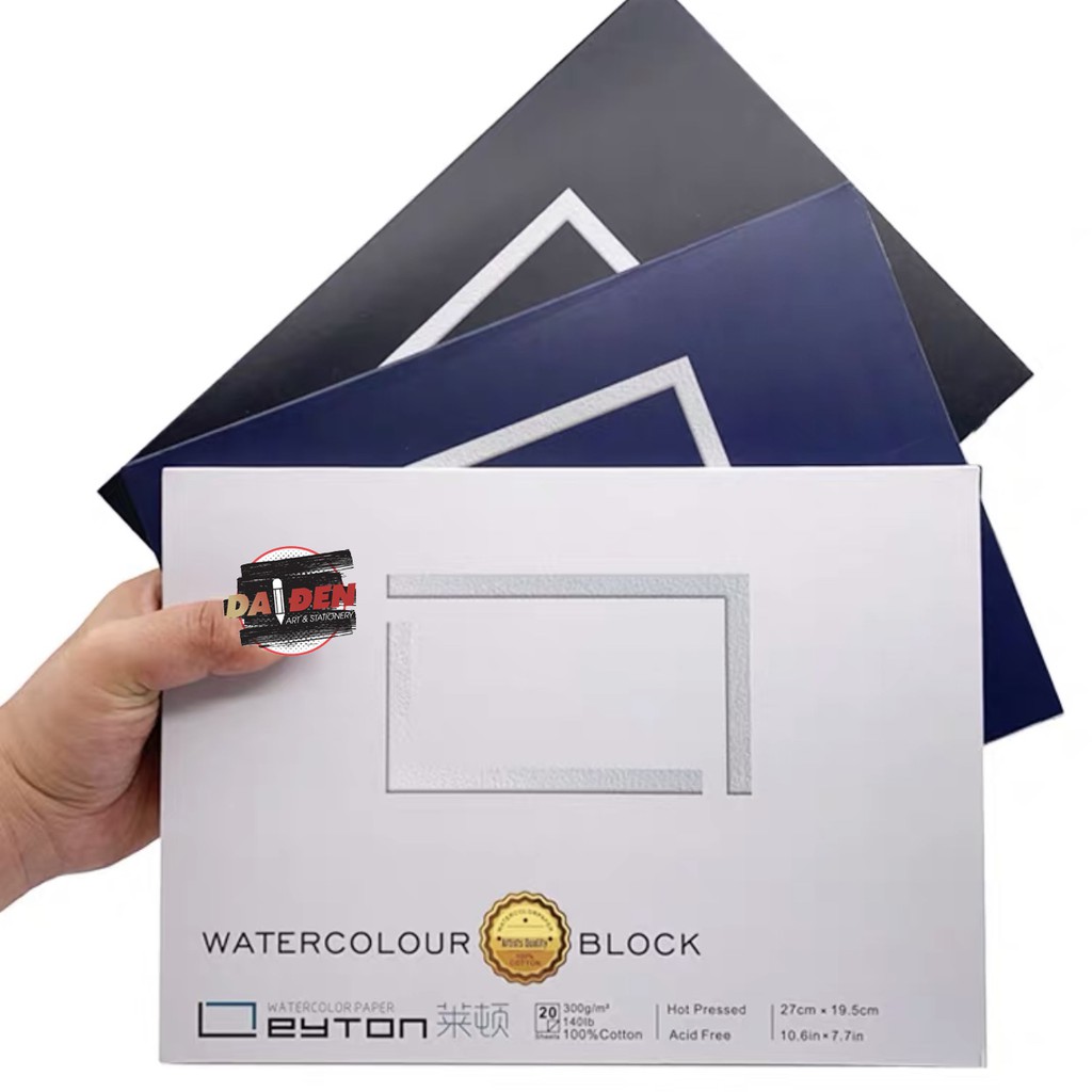 [HCM]Giấy Vẽ Màu Nước LEYTON Cotton