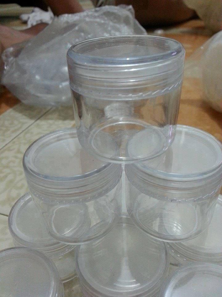100 HỘP NHỰA 30GR CHIẾT MỸ PHẨM