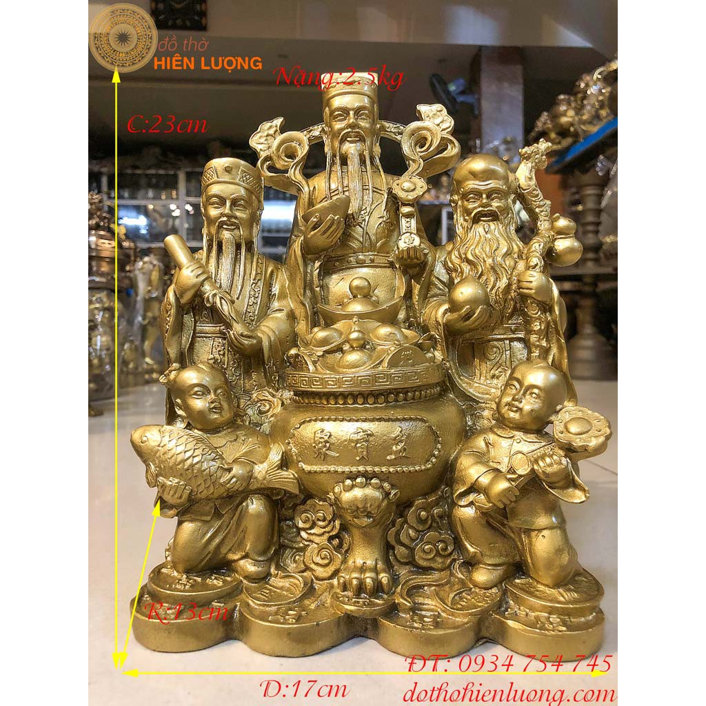Statue of the trigeminal obturation bronze 23cm height 2.5kg