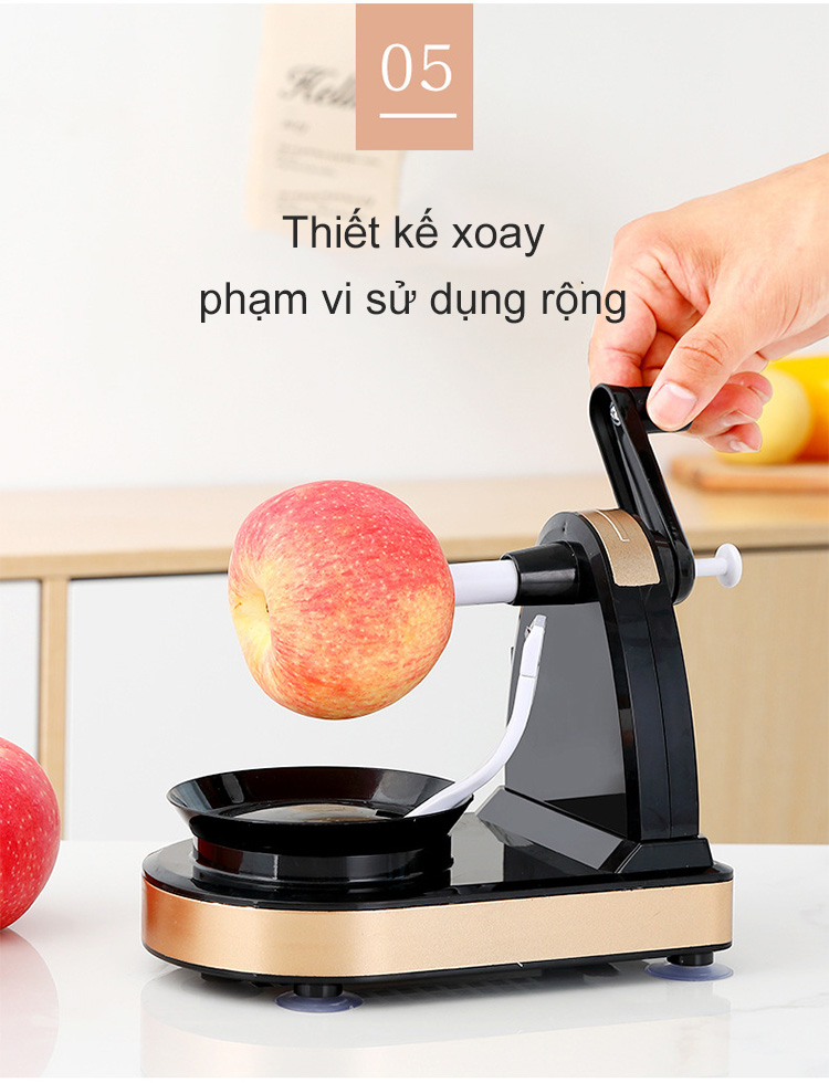 Hanrui - Máy gọt vỏ hoa quả trái cây ABS PP Germany