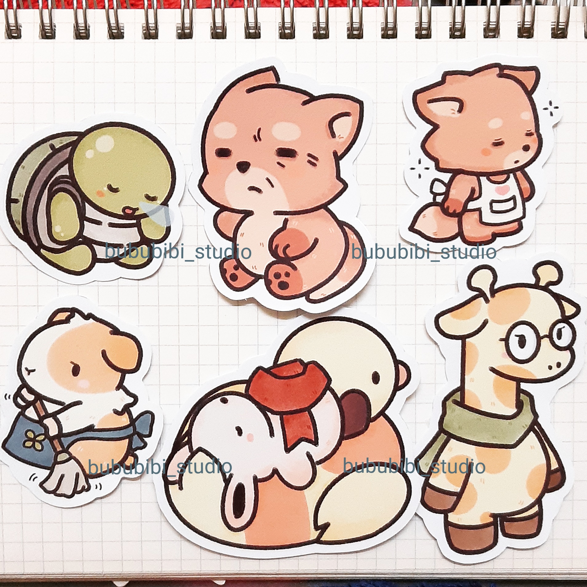 Sticker nhân vật Tsuki Phiêu Lưu Ký (Tsuki's Odyssey)