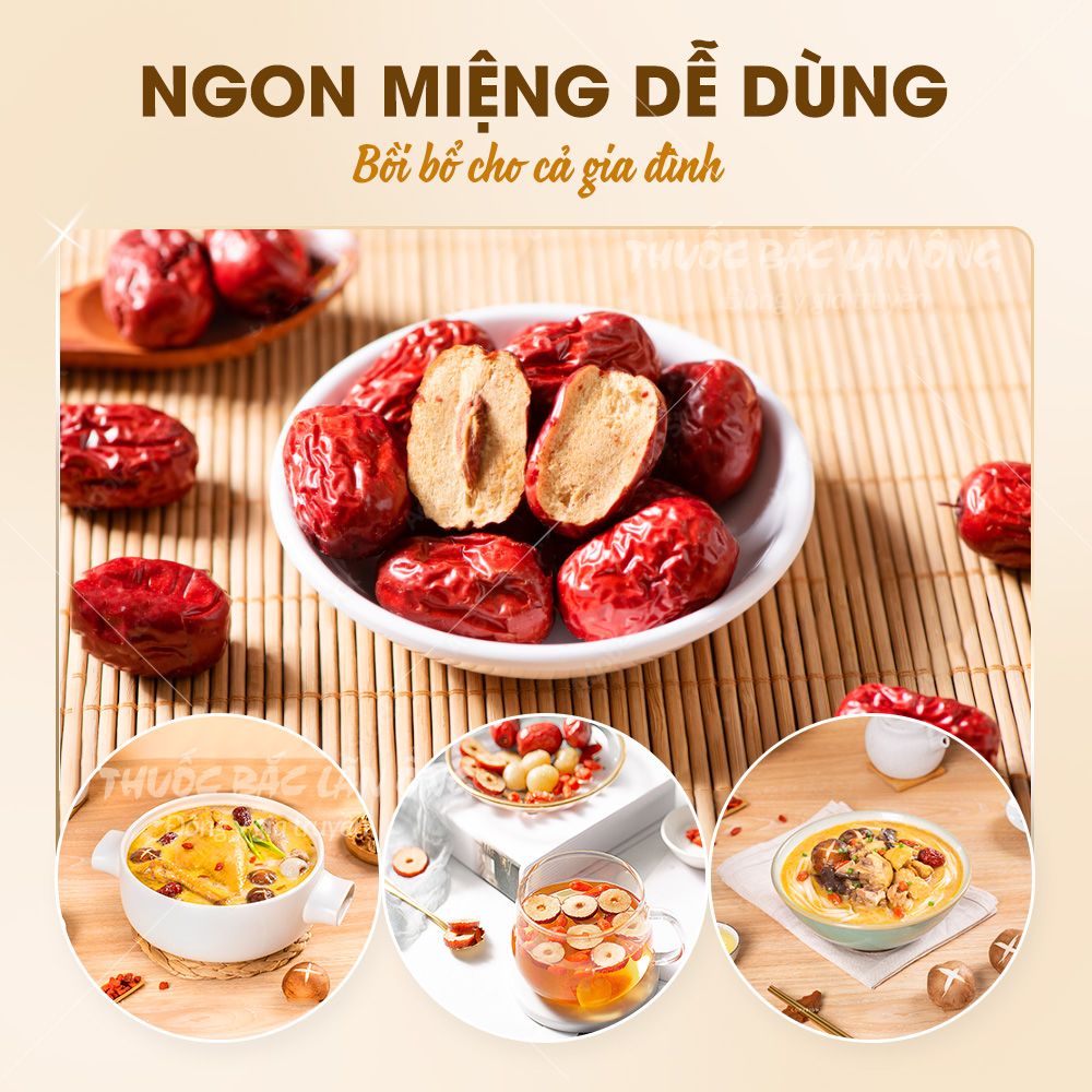 Táo Đỏ Hàn Quốc 500g - Thuốc Bắc Lãn Ông