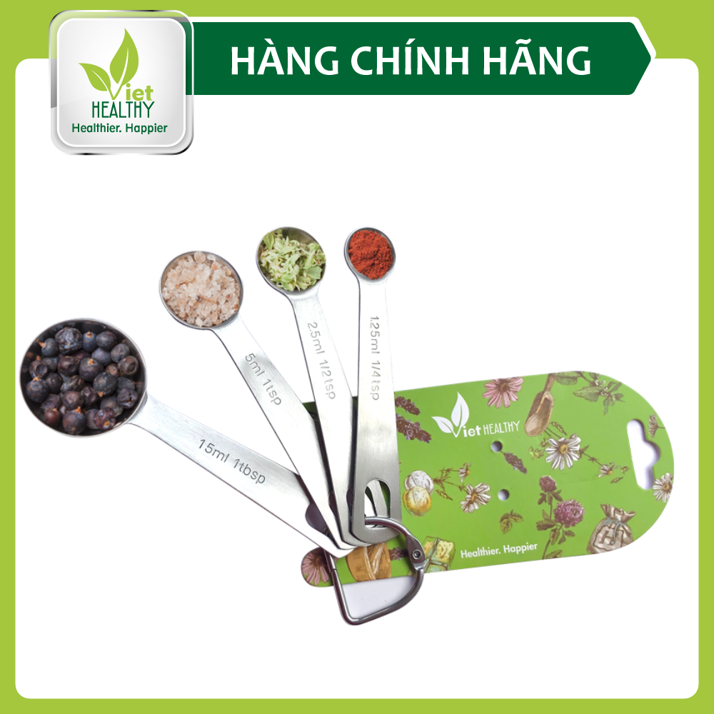 Bộ 4 thìa đong inox cao cấp