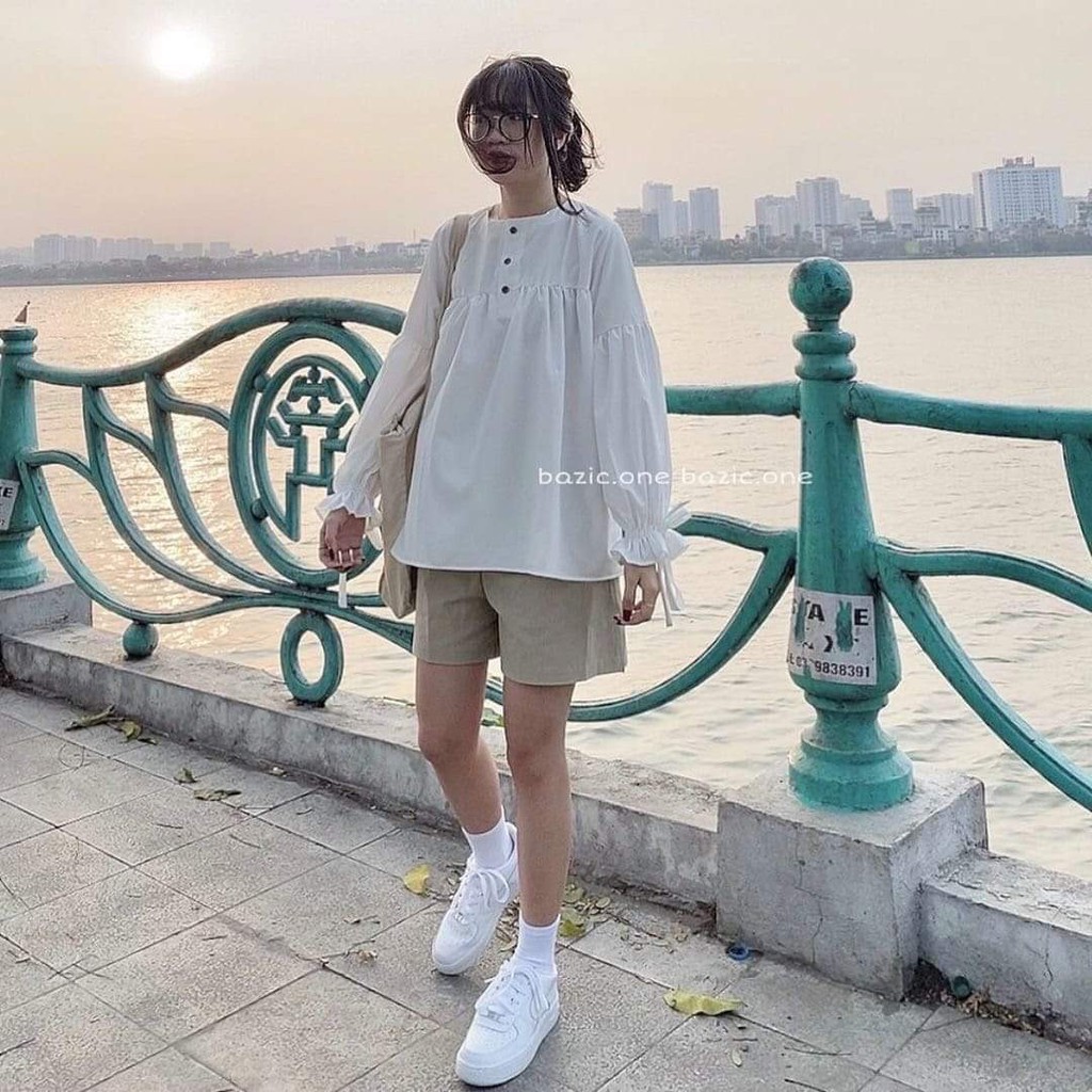 Áo sơ mi bánh bèo cúc KAN0421