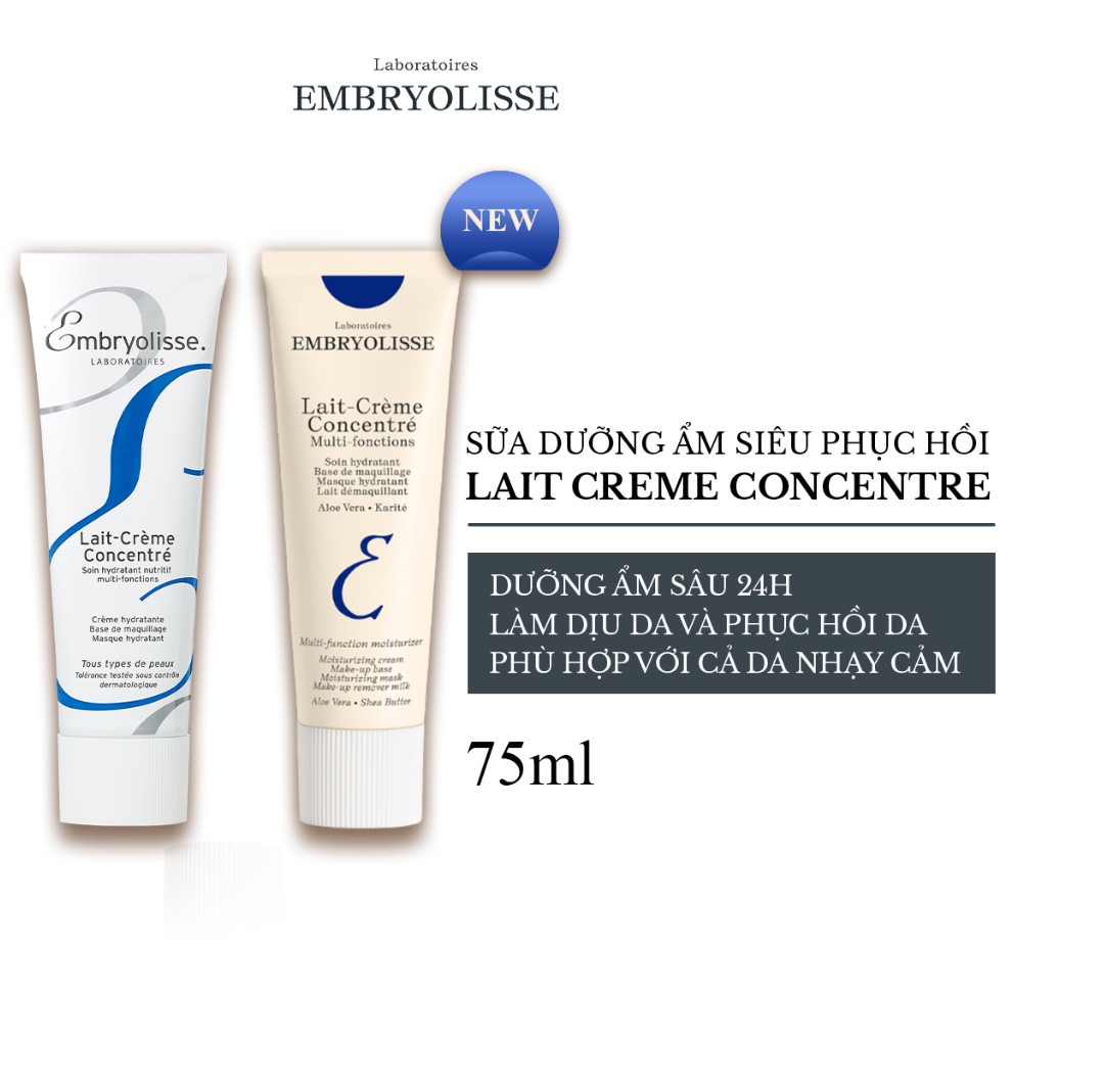 Kem Dưỡng Ẩm Phục Hồi Da Embryolisse Lait Crème Concentré 75ml