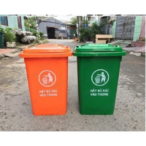 Thùng rác công nghiệp 60 lít Huy Thành