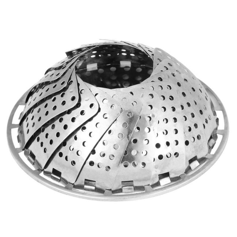 [GIÁ HỦY DIỆT] RỔ HẤP INOX SÁNG BÓNG KHÔNG RỈ _RỔ HẤP ĐA NĂNG