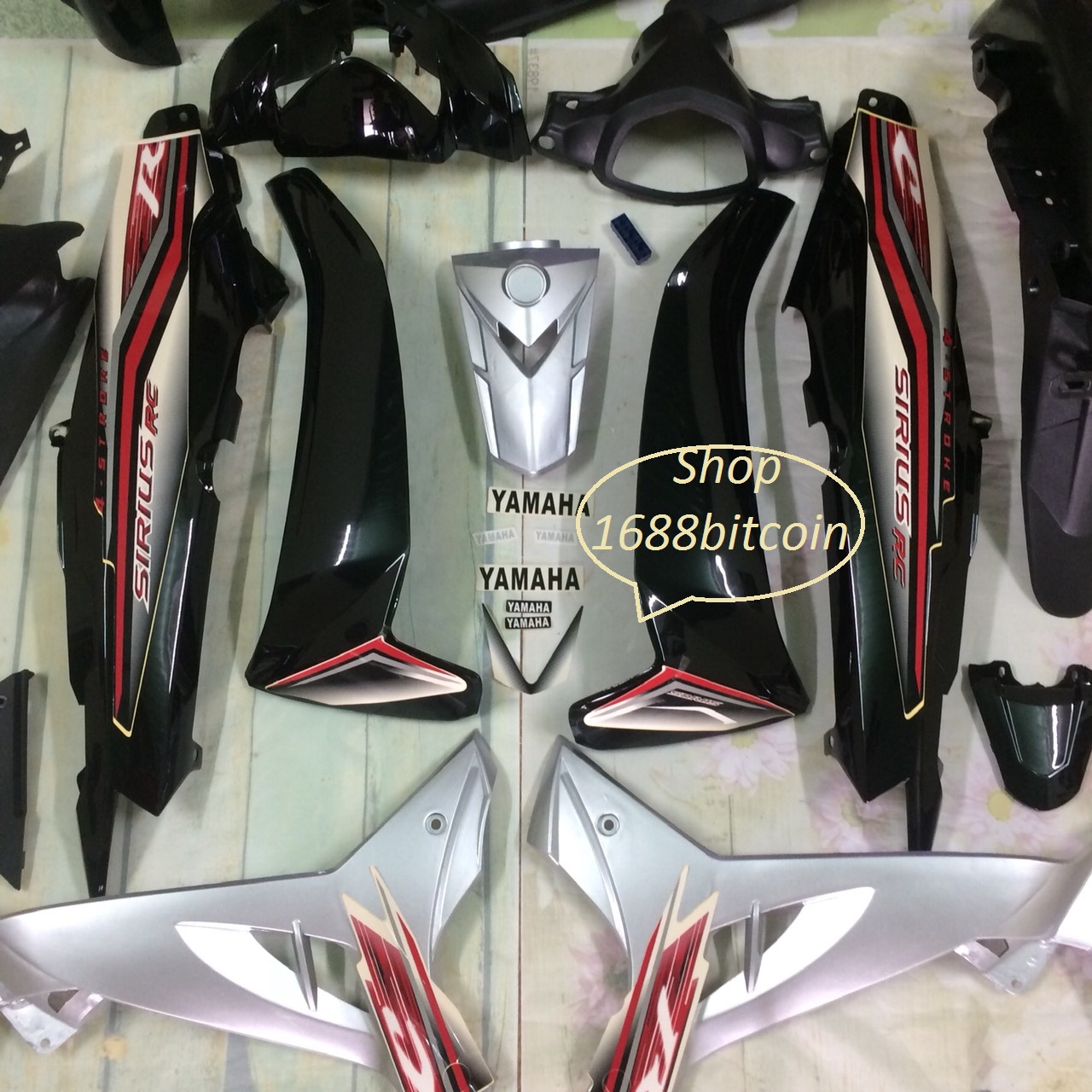 ( TẶNG TEM ) Bộ  Dàn áo xe Sirius RC PHANH ĐĨA  ,nhựa nguyên sinh LOẠI ĐẸP