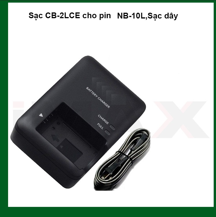 Sạc máy ảnh CB-2LCE cho pin NB-10L Sạc dây