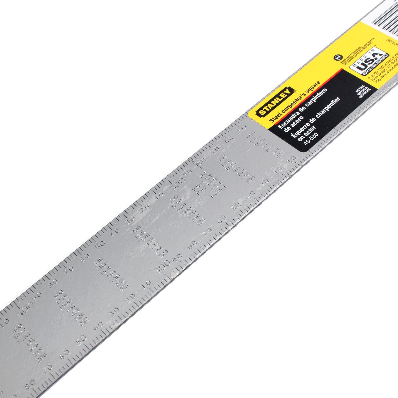 Thước ke vuông 600x400m Stanley 45-530 (Kim loại)
