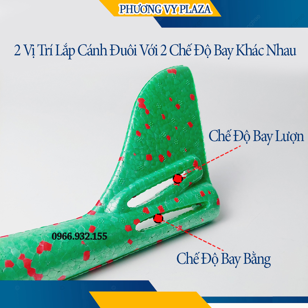 Máy Bay Xốp Phi Tay Megagift Cỡ Lớn 48cm x 49cm