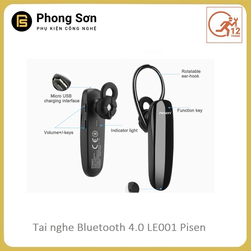Tai nghe Bluetooth LE001 Pisen