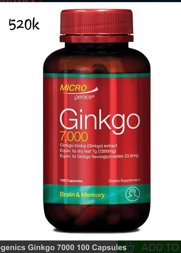 GINKGO BILOBA 7000 MICRO GENICS - 100 viên