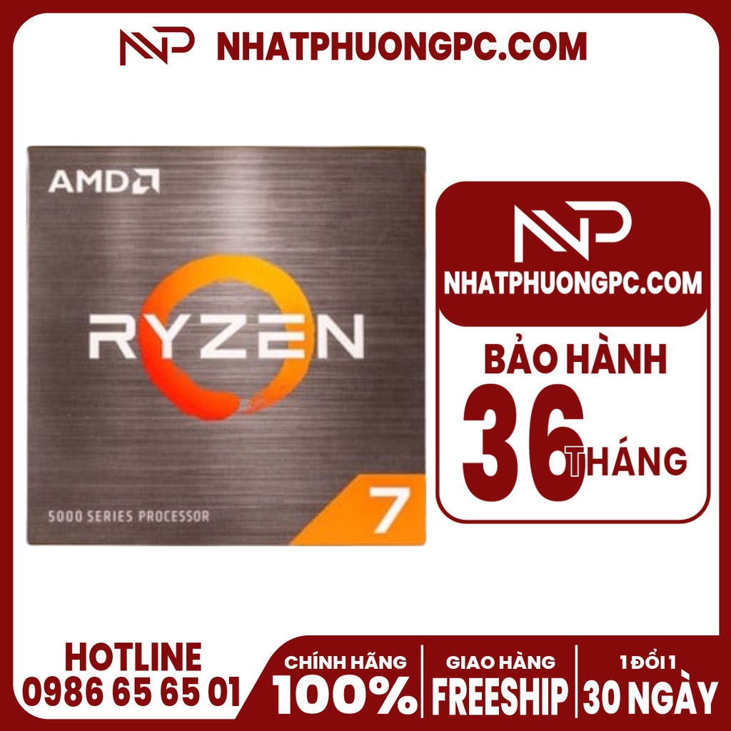 AMD Ryzen 7 5800X 3.8 GHz Upto 4.7GHz 36MB 8 Cores, 16 Threads Socket AM4