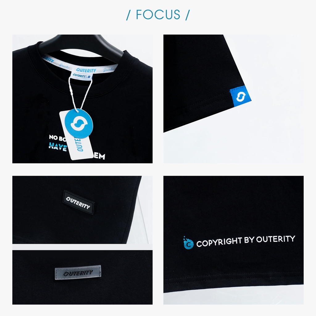 Áo thun Outerity No Boyfriend, Have Problem Tee / Ver2.0 - ORP147