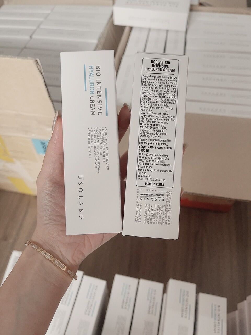 [FreeshipMAX] Kem Dưỡng Hyaluron Cream Usolab Cấp Nước HA Thuỷ Phân