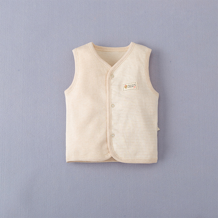 Áo gile cho bé sơ sinh 2 lớp giữ ấm cơ thể cho bé chất liệu Cotton