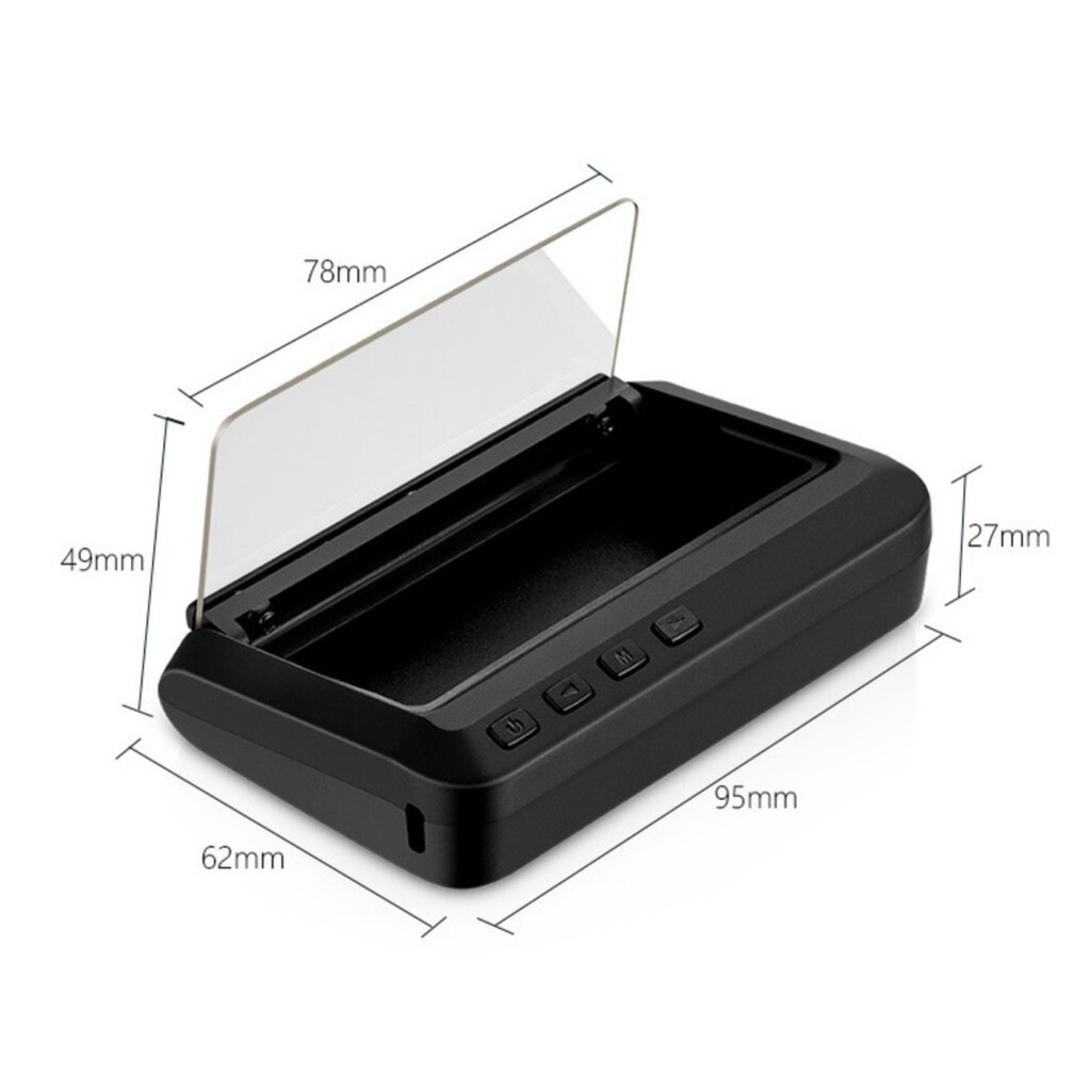 HUD C100 - HUD M17 hiển thị tốc độ lên kính lái