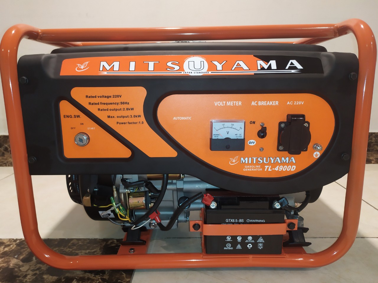 Máy Phát Điện Chạy Xăng 3KW Mitsuyama 4900D