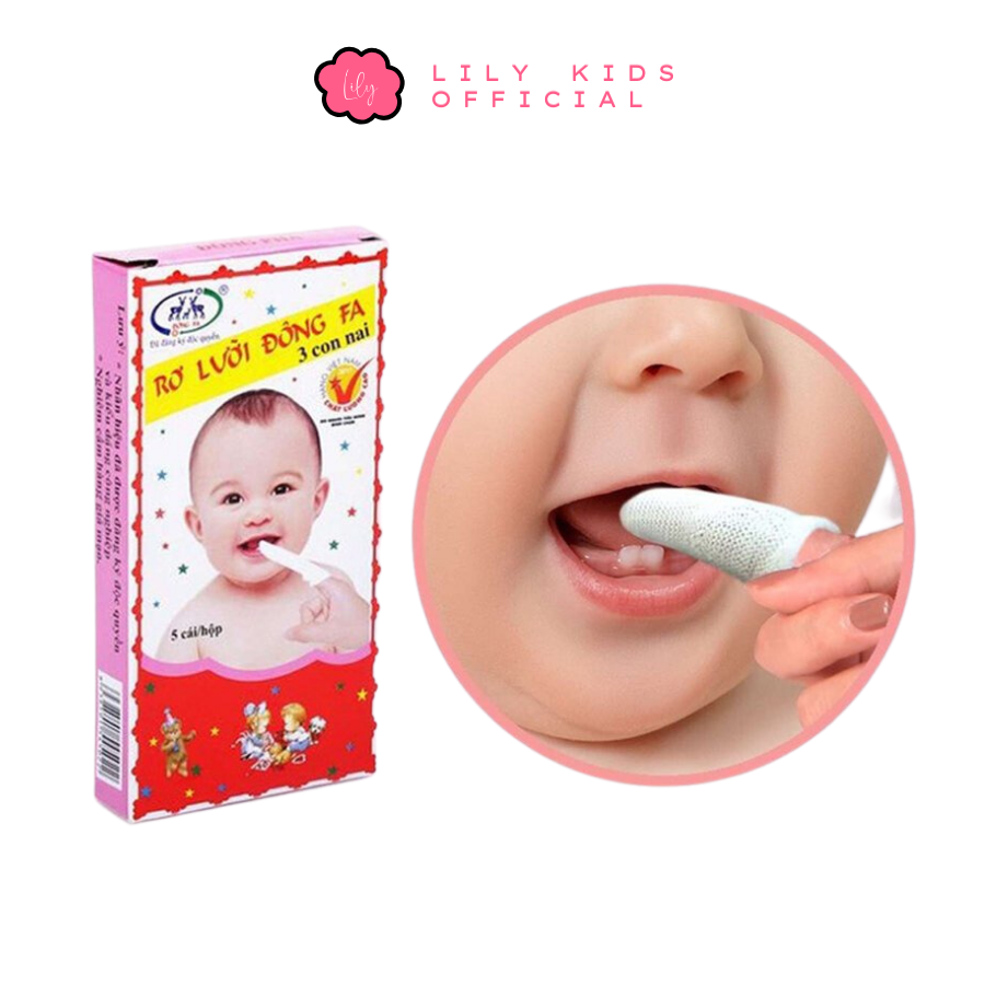 RƠ LƯỠI  FREESHIP  Rơ Lưỡi Đông Fa Cho Bé ( 1 hộp 3 chiếc )