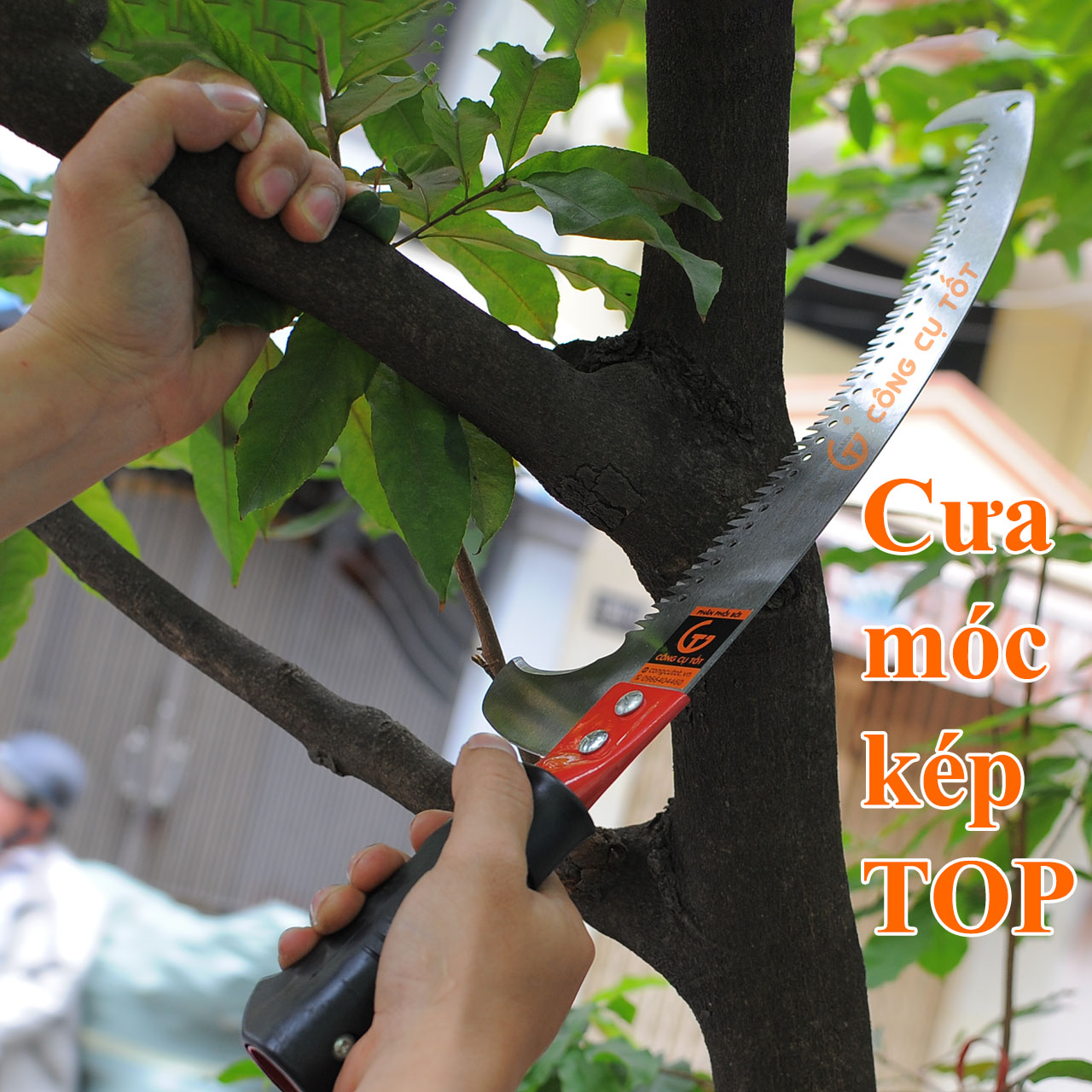 Cưa giật cành móc kép top lu-cm2d 600mm