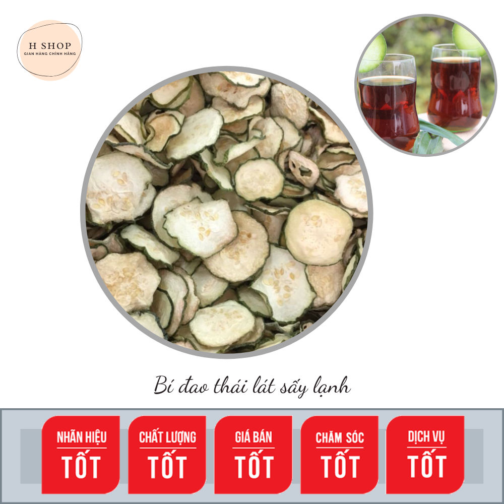 Trà bí đao thái lát sấy lạnh gói 100g