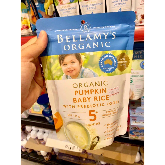 BELLAMY BỘT ĂN DẶM ORGANIC 125G - 5m
