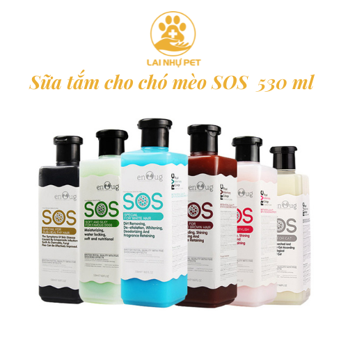 Sữa tắm chó mèo - Sữa Tắm SOS 530ml