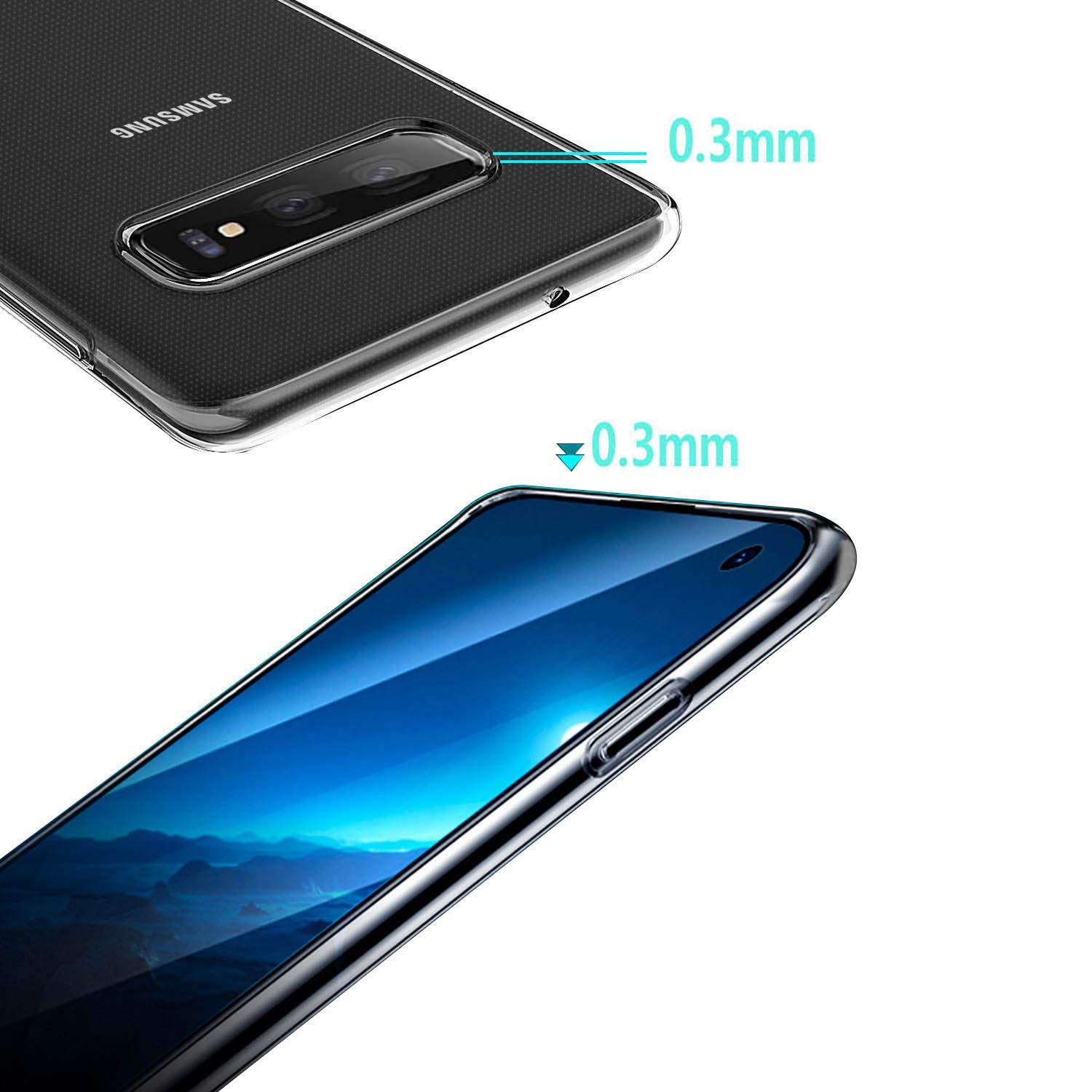 Ốp Silicon cho Samsung Galaxy S10E Trong suốt (Loại A+ chống ố vàng)