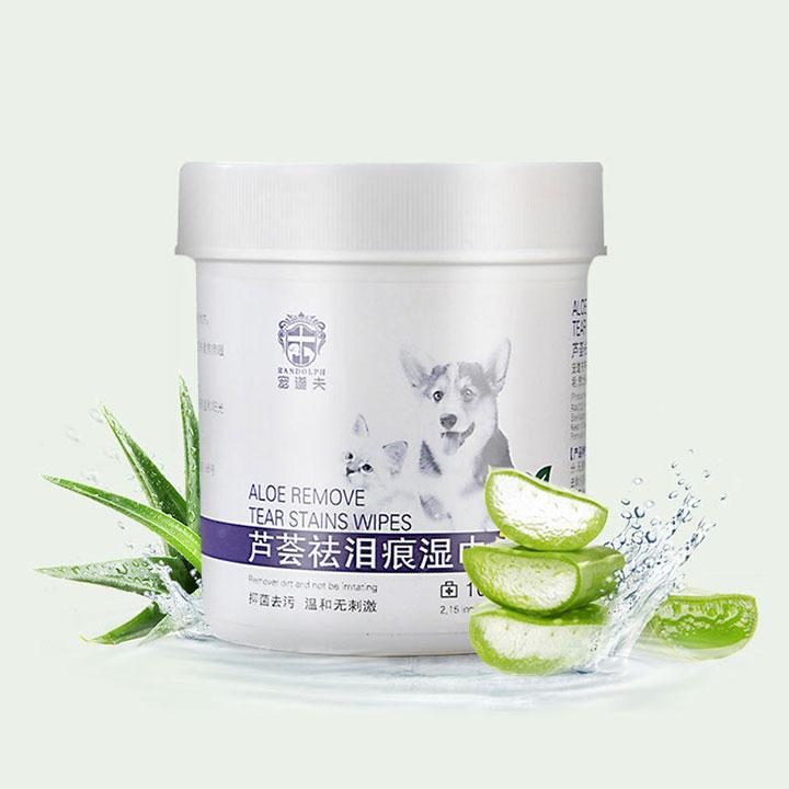 [HOÀN TIỀN 10%][Lấy mã giảm thêm 30%] Hộp giấy lau ố mắt ALoe Remove cho thú cưng - CutePets