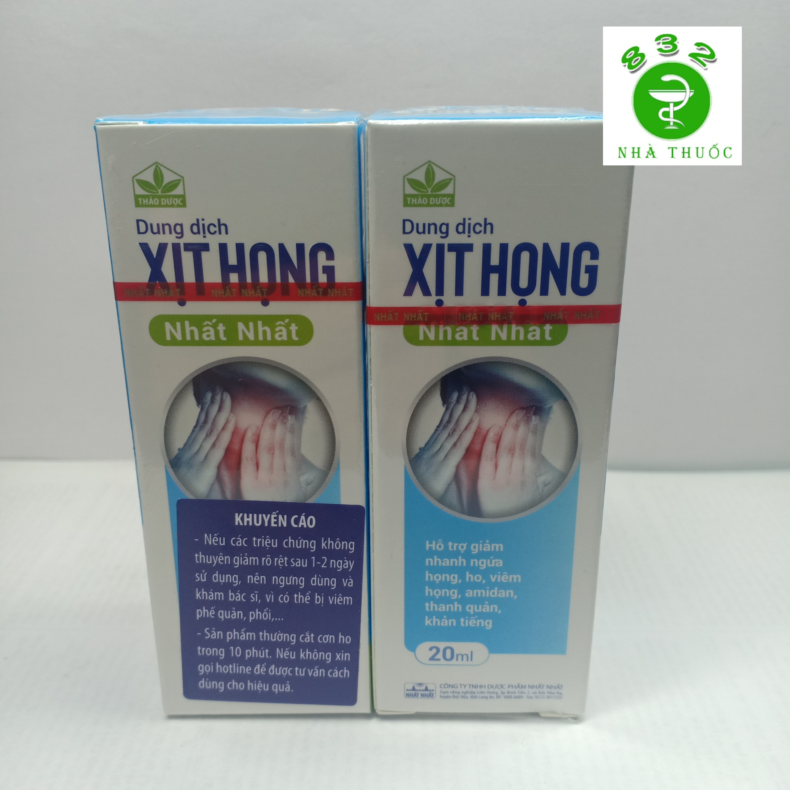 Dung dịch Xịt Họng Nhất Nhất lọ 20ml