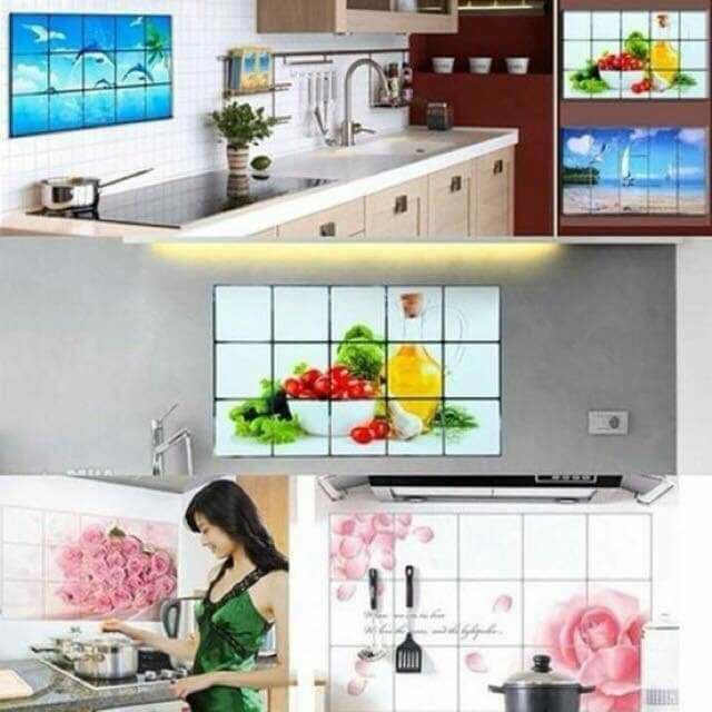 ⛔freeship⛔ decal dán tường nhà bếp