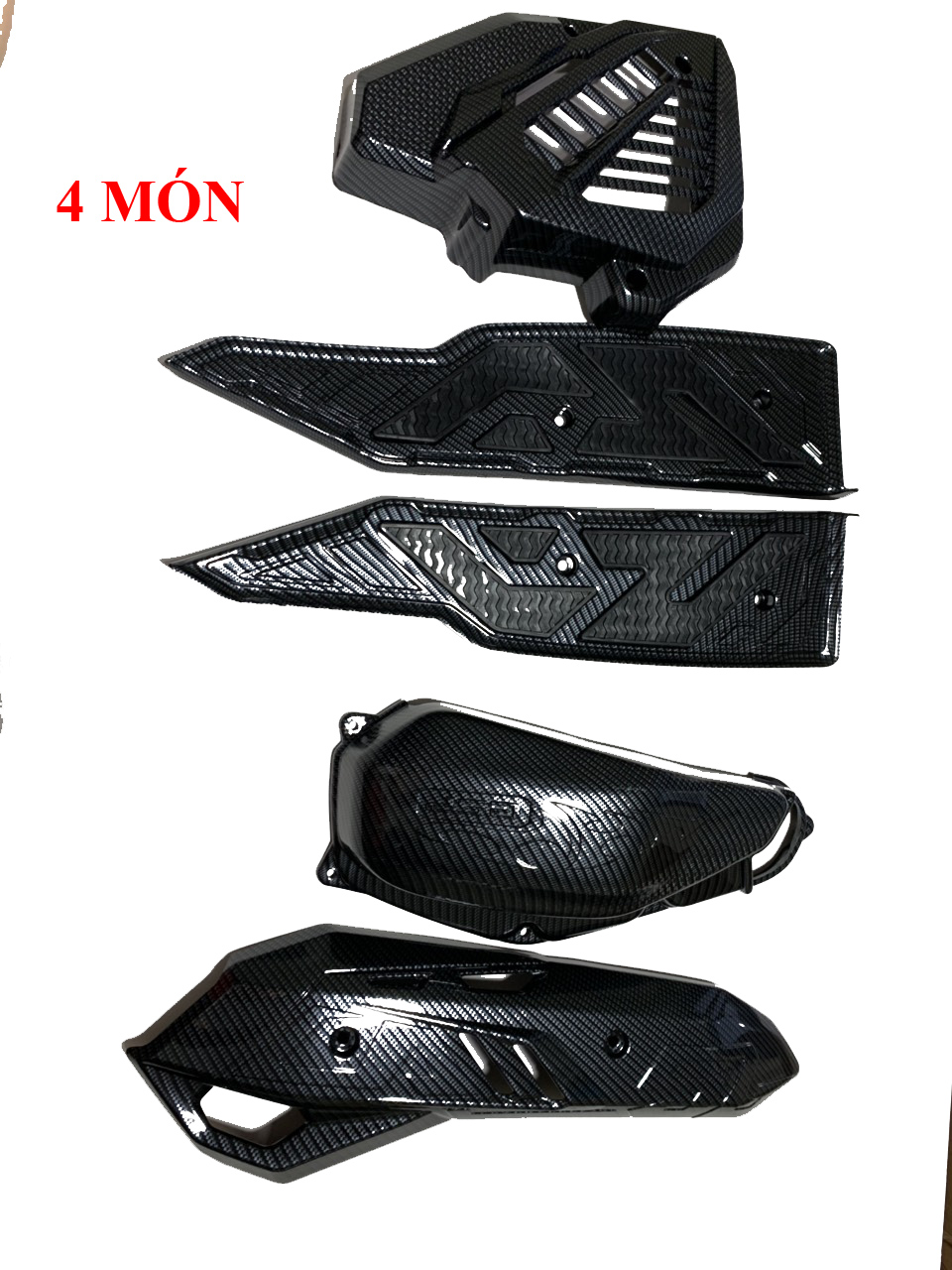 COMBO BỘ CARBON TRANG TRÍ AB 2020 ( AIR BLADE 2020,  4 MÓN)