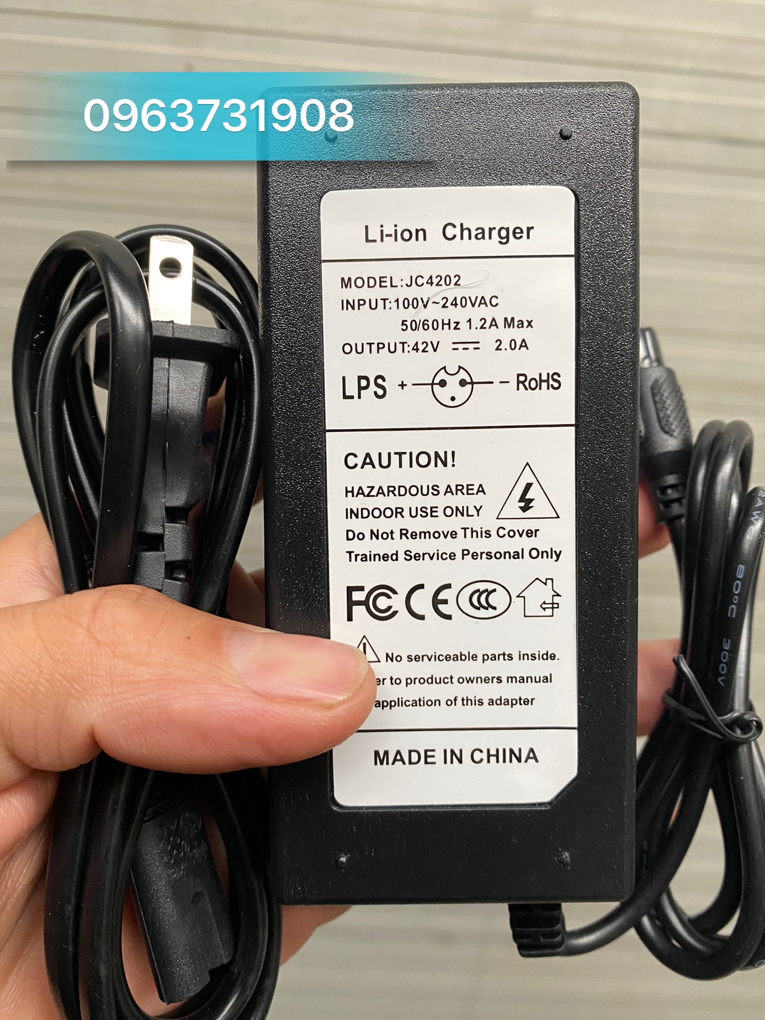 Bộ sạc xe cân bằng 42v