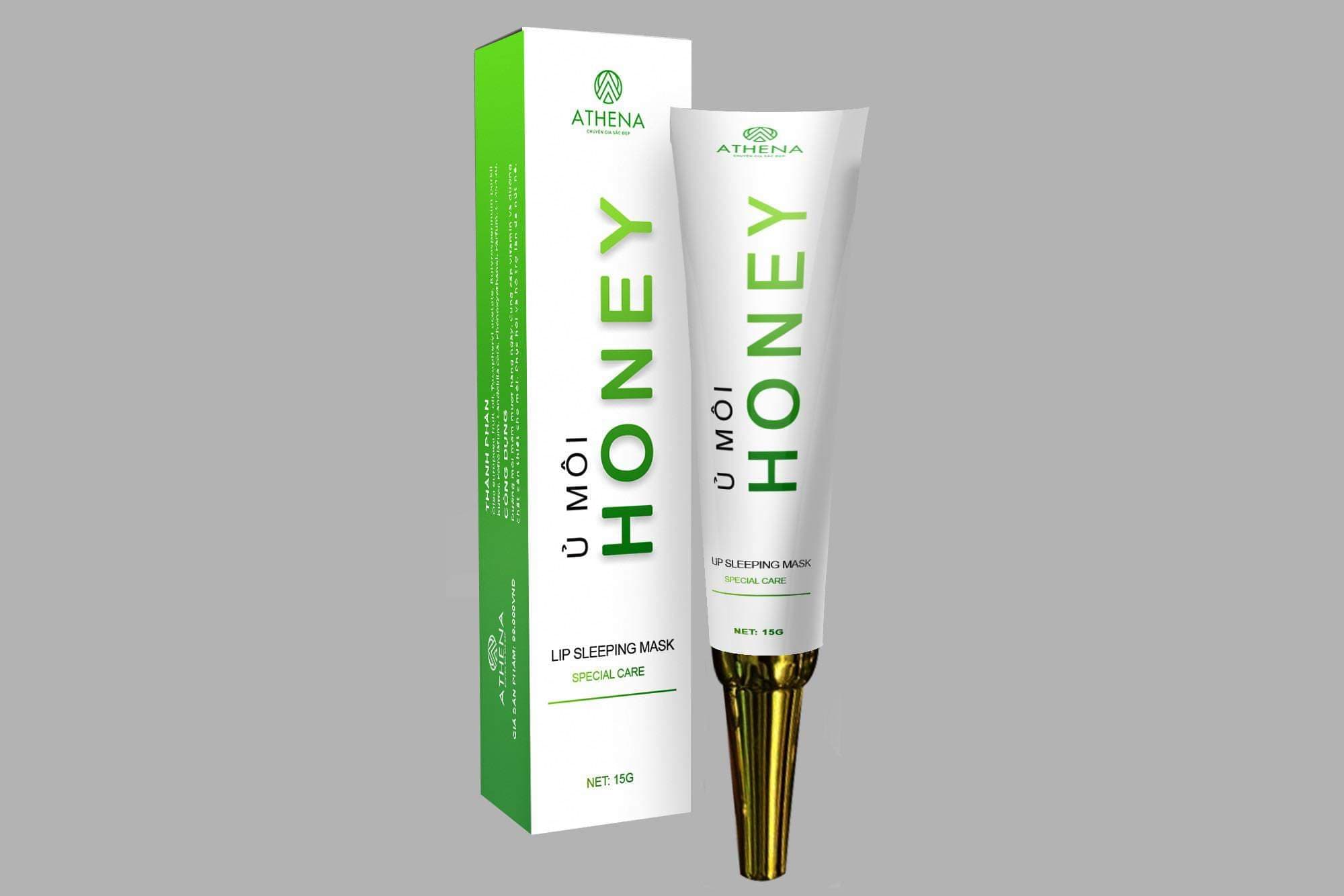Ủ Môi Honey Athena chống khô môi, nẻ môi