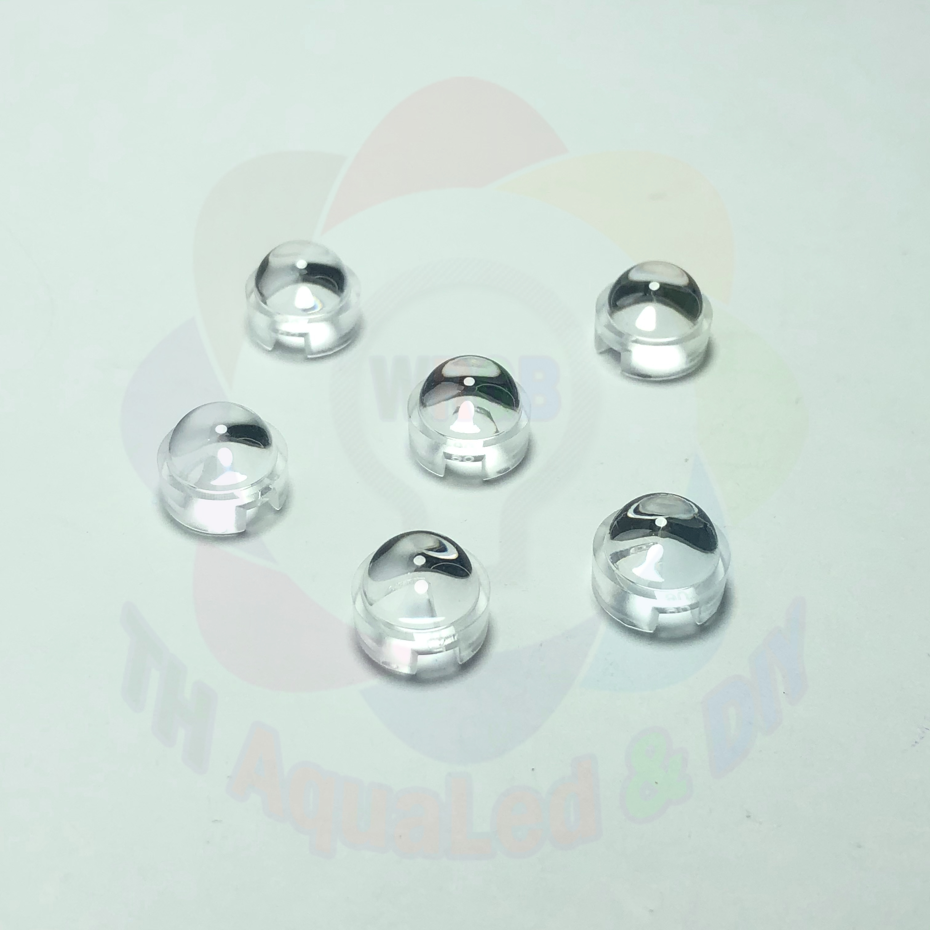 Chóa LED đơn Luxeon mắt lồi mini thấu kính đèn LED gom ánh sáng thừa tập trung vào tiêu điểm gia tăng ánh sáng hiệu năng