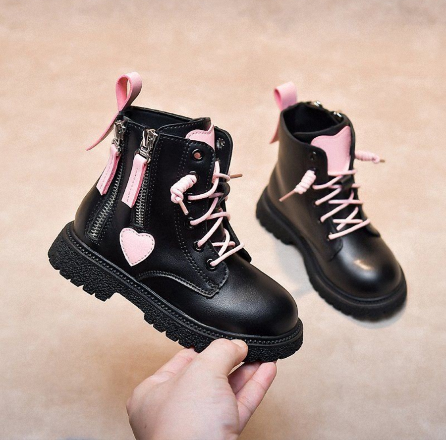 Giày bốt bé gái ( cao cấp ) Da mềm êm chân size 26-37 BG249