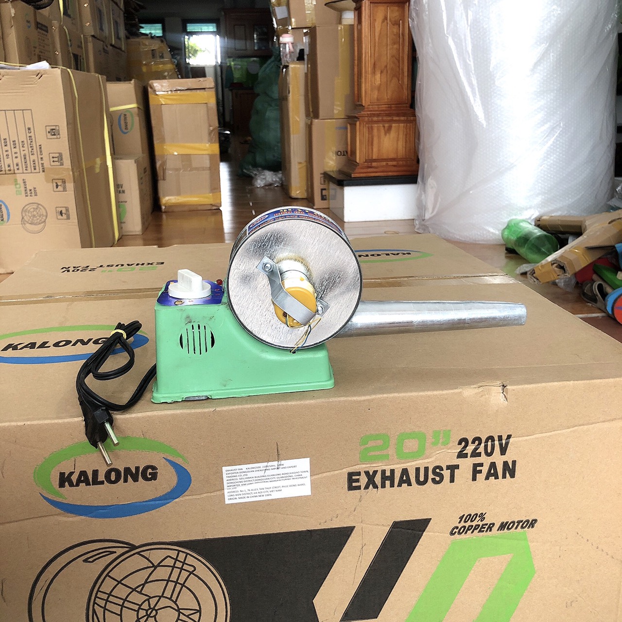 Quạt thổi hoả tốc 15W bếp lò - quạt 15W