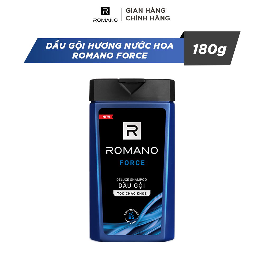 Dầu gội hương nước hoa Romano Force 180g