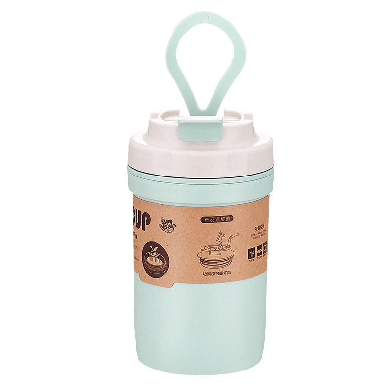 Bình nước nhựa lúa mạch 2 lớp 500ml