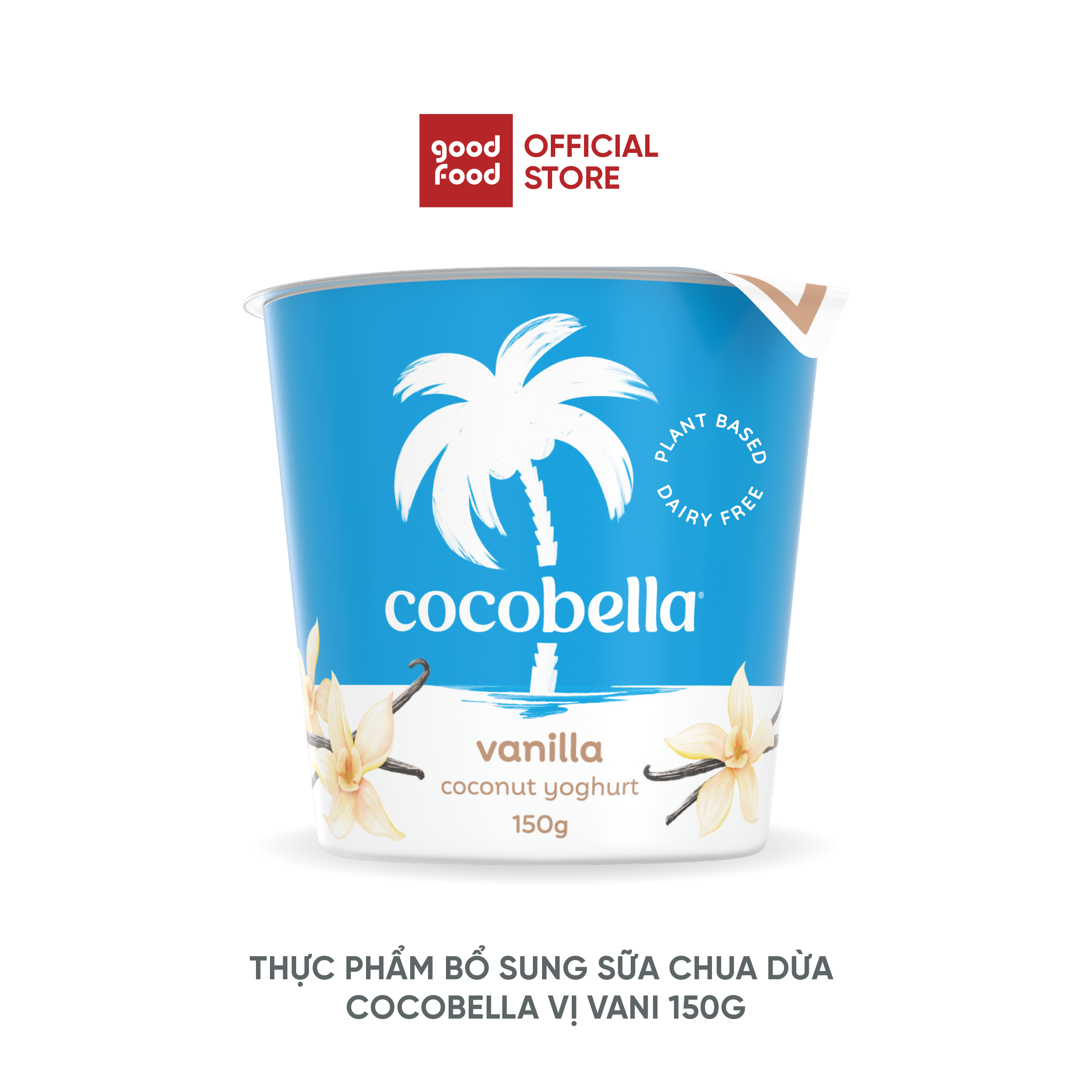 Thực Phẩm Bổ Sung Sữa Chua Dừa Cocobella vị vanilla 150G - 1 hũ