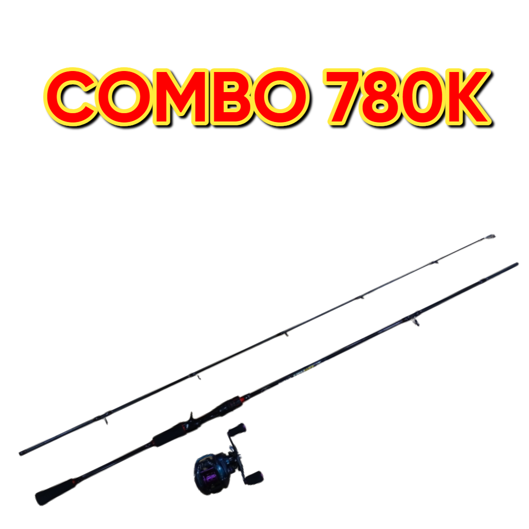 Combo 780k - cần coastline fishwiz,máy proberos,dây toman