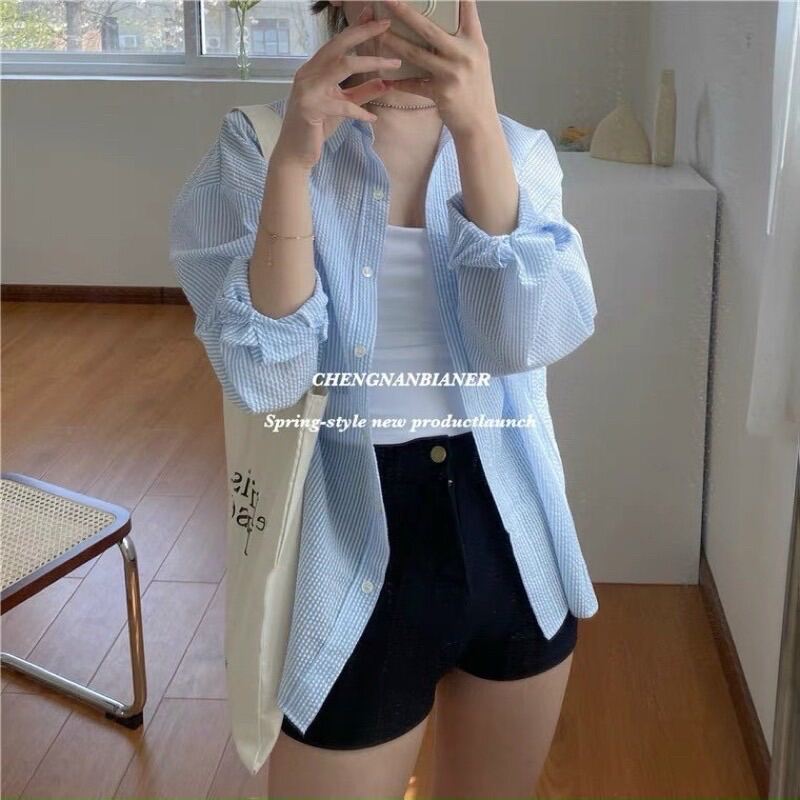 SET SƠ MI TAY DÀI 1 TÚI (KÈM ÁO 2 DÂY)