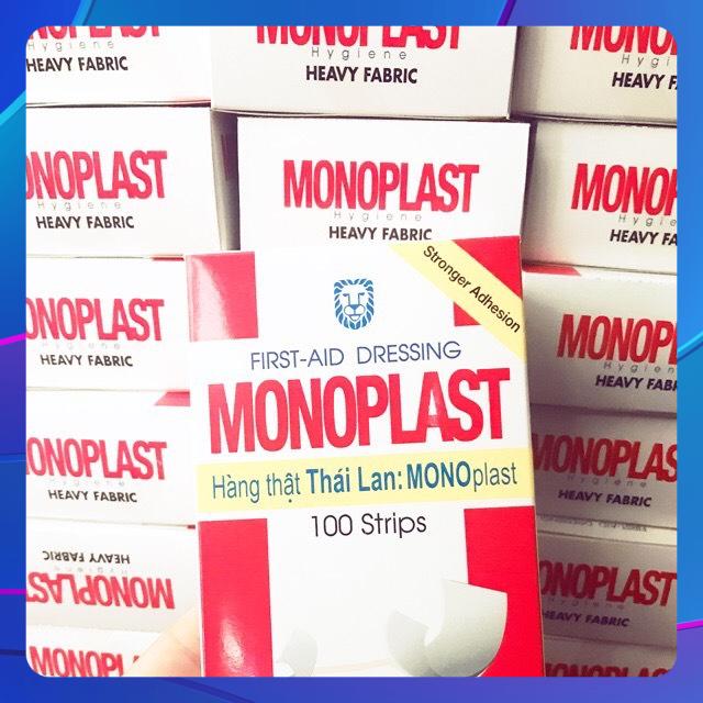 Băng cá nhân MONOPLAST (hộp 100 miếng)