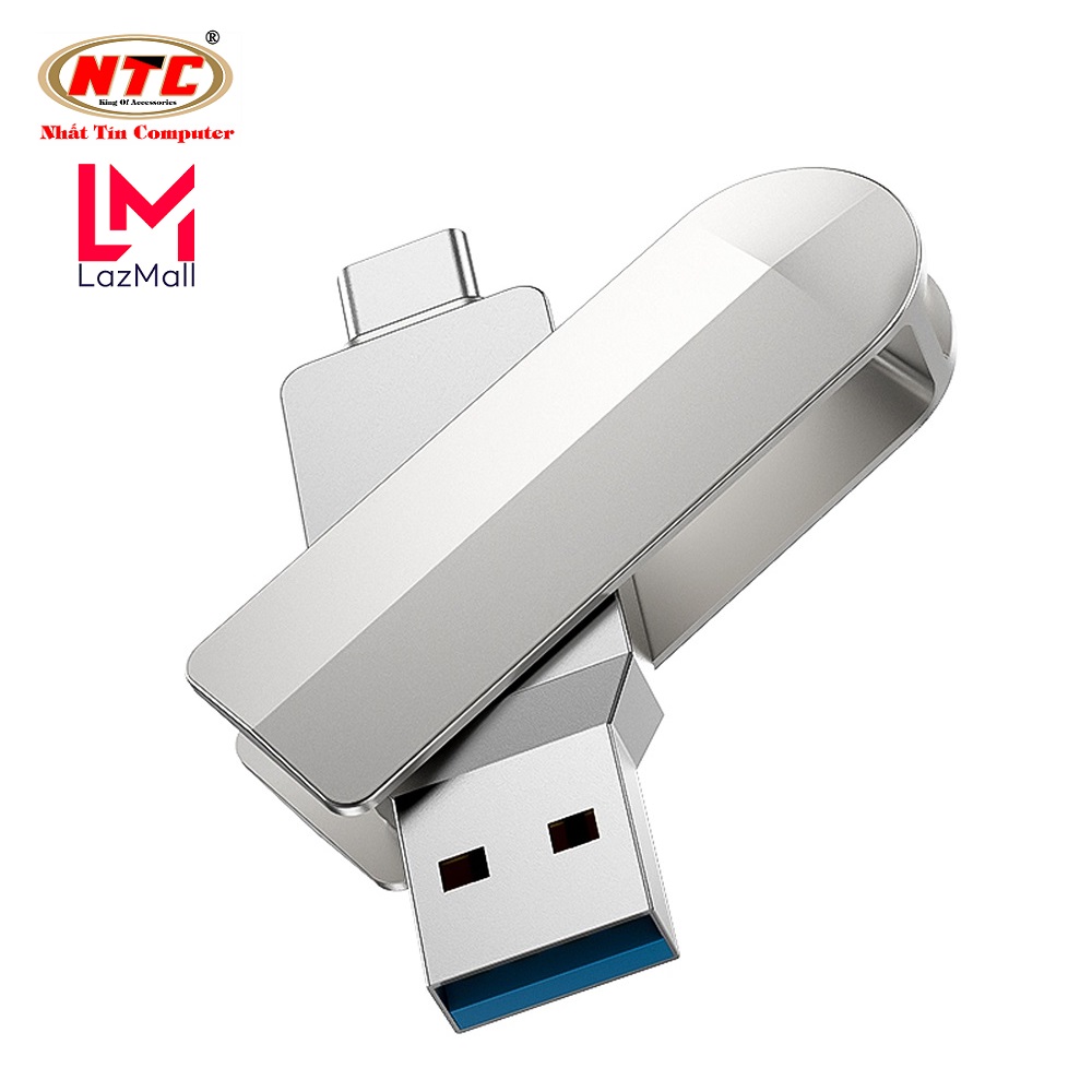 Usb 3.0 otg hoco ud10 16gb / 32gb / 64gb / 128gb ports typec and usb 3.0-metal cover